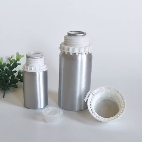 Frasco de óleo essencial de alumínio de 500ml com tampa à prova de vazamento