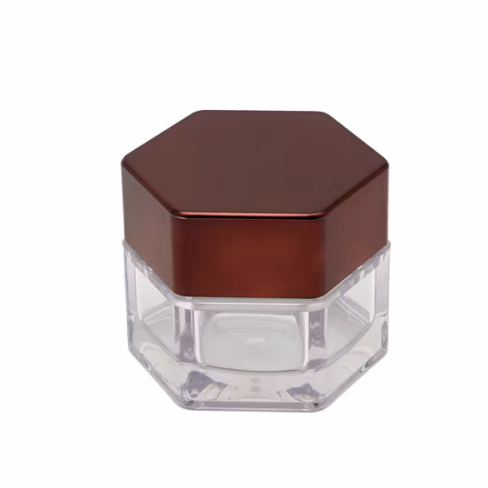 Frasco cosmético PETG creme facial, frasco de creme para os olhos